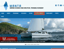 Tablet Screenshot of manta-online.org